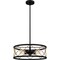 Quoizel Cedar Park 4-Light Matte Black Pendant QP5632MBK - alternate 1